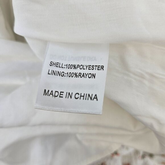 Sisters of the Tribe ASOS Floral Gauzy Mini Sundress Size 10 - Picture 6 of 6